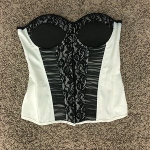 Lace corset top